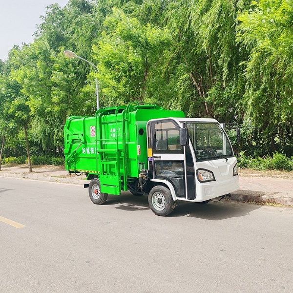 電動側(cè)掛桶垃圾清運車