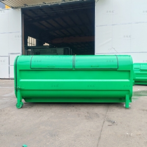 全綠自裝自卸式垃圾箱